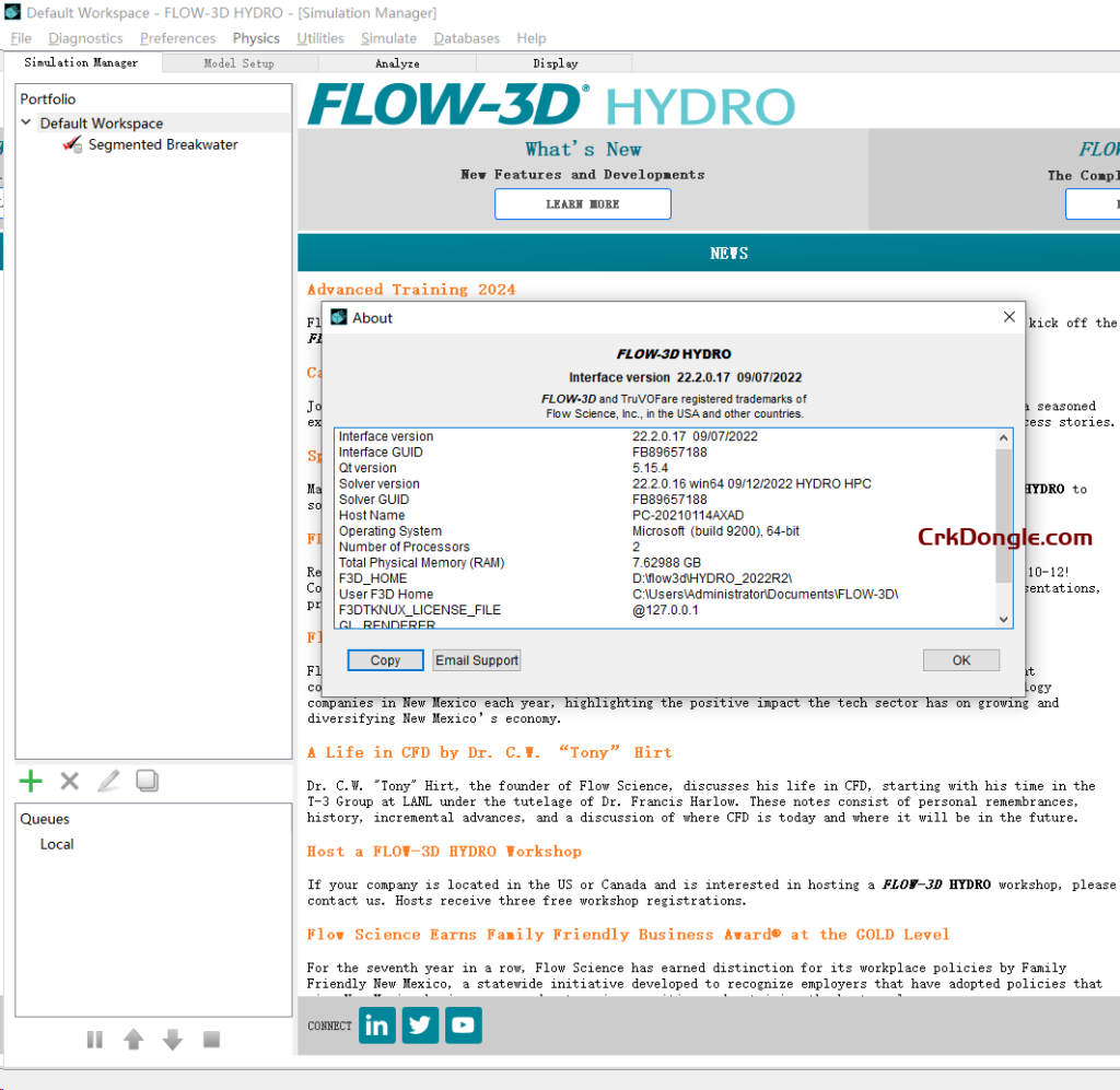 FLOW-3D Hydro v2022
