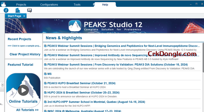 PEAKS Studio 12 PEAKS Studio 12