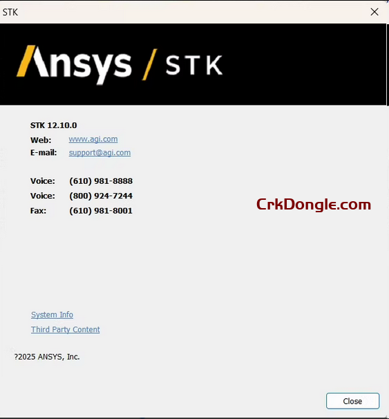 ANSYS STK 12.10 ANSYS STK 12.10