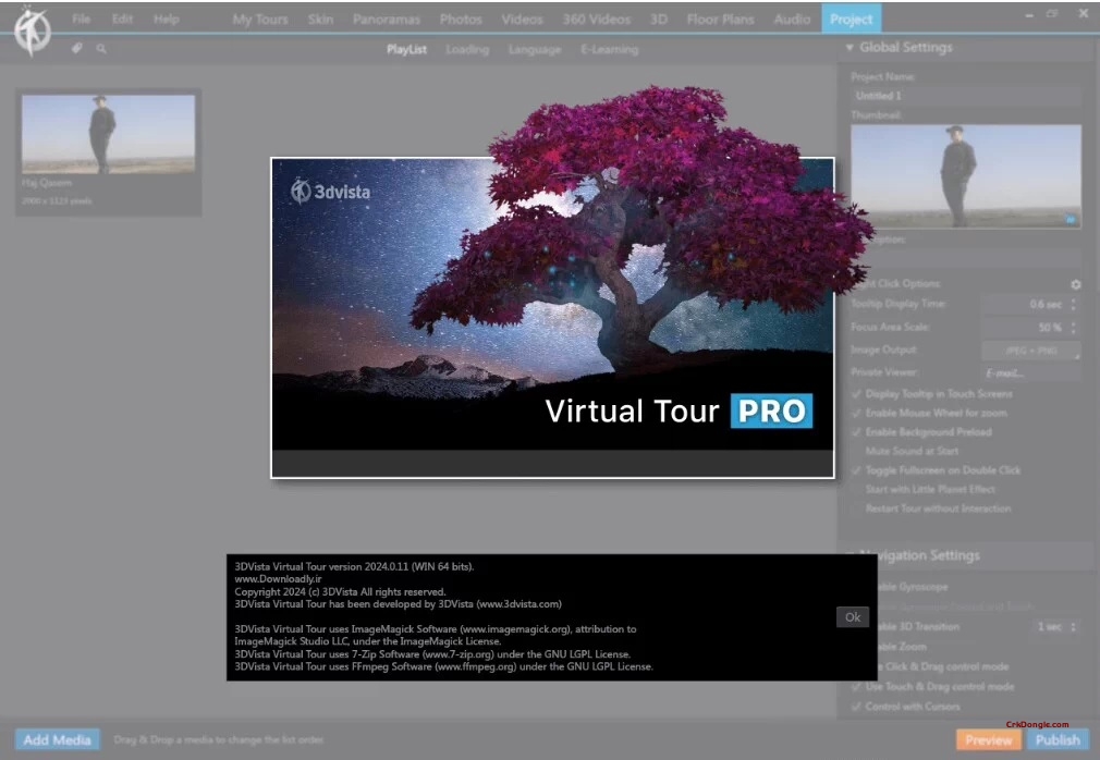 3DVista Virtual Tour Suite 2025 crack