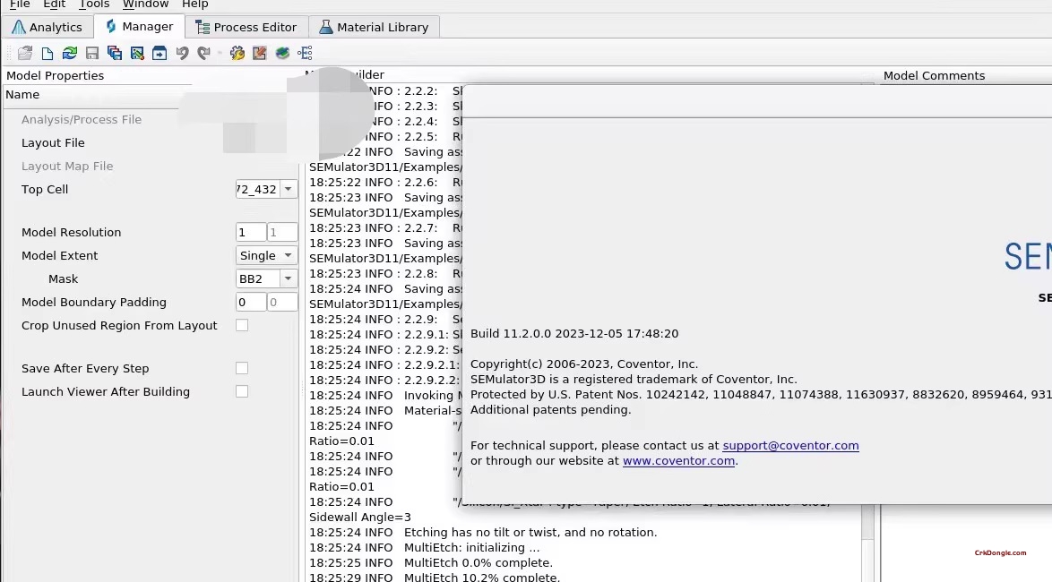 Coventor SEMulator3D 11.2 CRACK