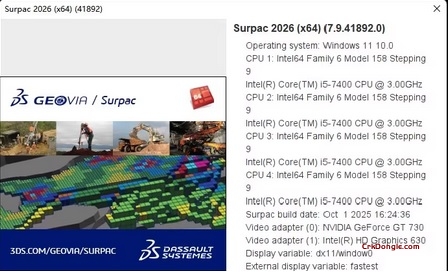 GEOVIA Surpac 2026 download