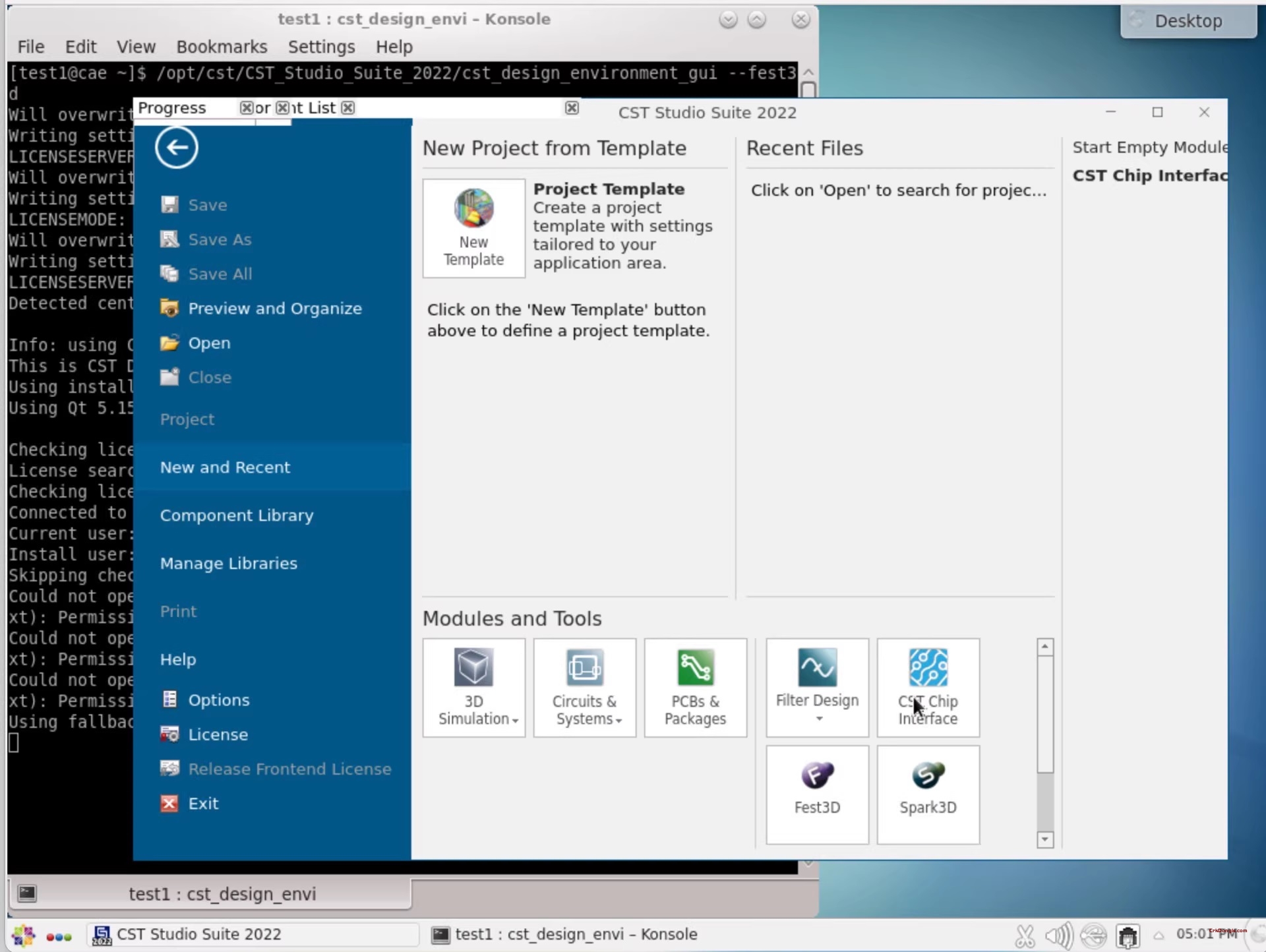 CST Studio Suite 2025 linux