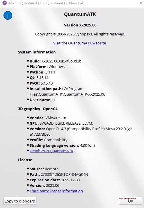 QATK QuantumATK 2025.06 linux download