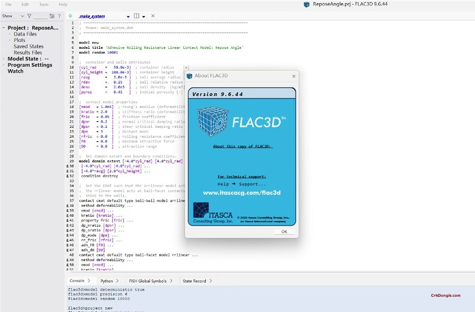 Itasca Flac3D 9.6.44 download