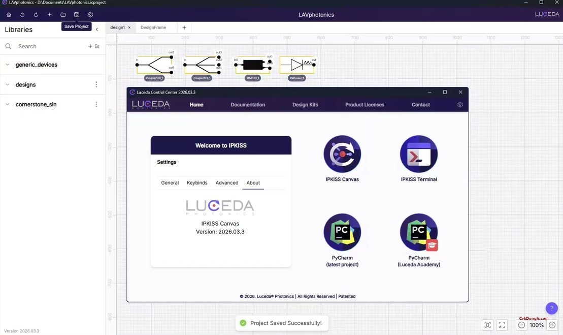 Luceda Photonics IPKISS Design Suite 2026.03
