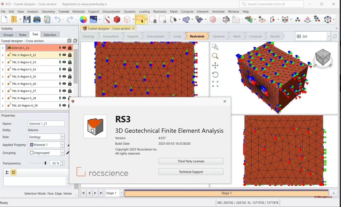 Rocscience RS3 v4.0.37